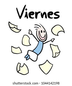 Friday message in spanish language