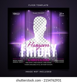 Friday Night Party Flyer Template