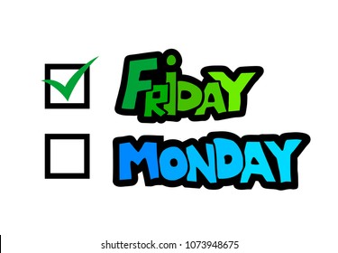 Friday select illustration