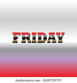Friday Typography A Bold and Stylish Text Effect