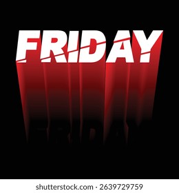 Friday Typography A Bold and Stylish Text Effect