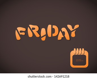 "Friday" word