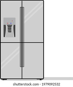 Fride or refregerator illustration vector eps 10