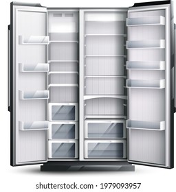 Fride or refregerator illustration vector eps 10
