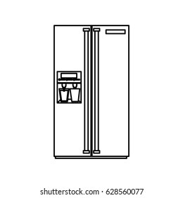 fridge appliance isolated icon