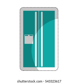 fridge appliance isolated icon vector illustration design