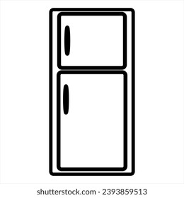  Fridge electronic devices line Icon vector