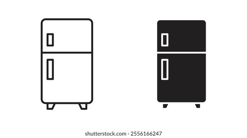 Fridge Filled flat icons set for apps and web ui designs.