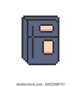 Refrigerador Congelador Objeto Pixel Art