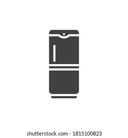Frigorífico, icono del vector congelador. signo plano relleno para concepto móvil y diseño web. Icono de glifo refrigerador. Símbolo, ilustración del logotipo. Gráficos vectoriales