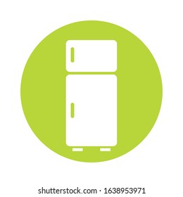 fridge home appliance isolated icon vector illustration design