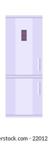 Fridge Home Appliance. Vector illustration