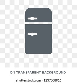 Fridge icon. Fridge design concept from  collection. Simple element vector illustration on transparent background.