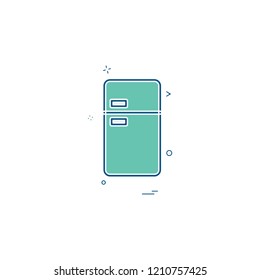 Fridge icon design vector 