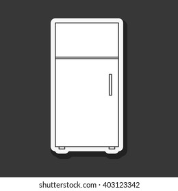 fridge icon design , vector illustration