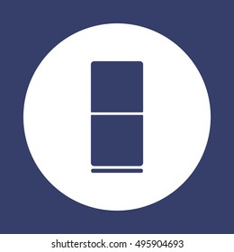 Fridge icon. Flat design.