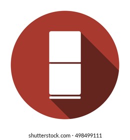 Fridge icon. Flat design.