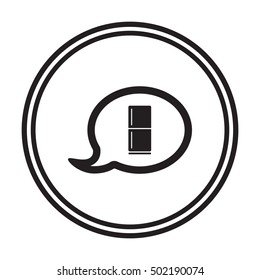 Fridge icon. Flat design.