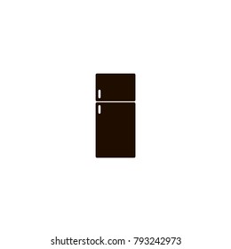 Fridge icon. flat design