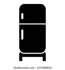 fridge icon glyph vector design
