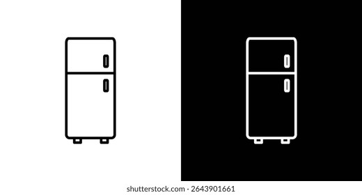 Icono de nevera Conjunto de Vector gráfico para diseño ui