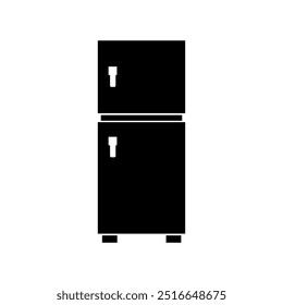 Icono de nevera ilustrado sobre fondo