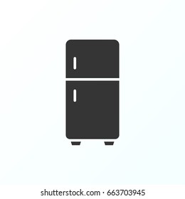 Fridge icon illustration isolated vector sign symbol