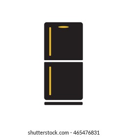 Fridge    icon,  isolated. Flat  design.