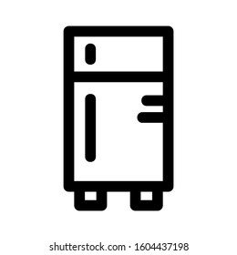 fridge icon isolated sign symbol vector illustration - Collection of high quality black style vector icons
