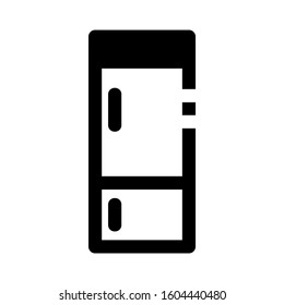 fridge icon isolated sign symbol vector illustration - Collection of high quality black style vector icons
