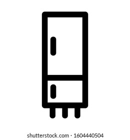 fridge icon isolated sign symbol vector illustration - Collection of high quality black style vector icons
