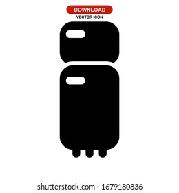 fridge icon or logo isolated sign symbol vector illustration - high quality black style vector icons
