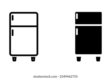 Fridge icon. for mobile concept and web design. vector illustration on white background