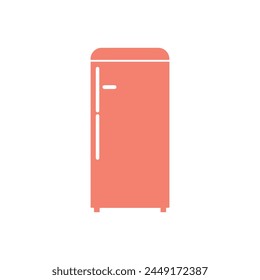 Fridge icon on white background. Vector illustration in trendy flat style