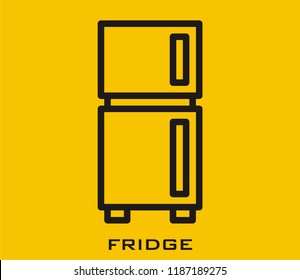 Fridge icon signs