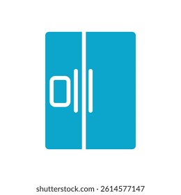 fridge icon Simple thin line stroke vector