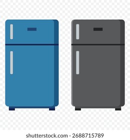 fridge icon. Thin line Coloring symbol collection. Vector illustration On Transparent Background. EPS 10.