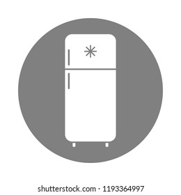 Fridge icon. Vector.