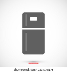 Fridge icon. Vector  Eps 10 