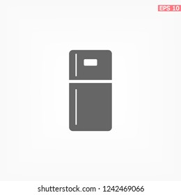 Fridge icon. Vector  Eps 10 