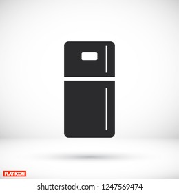 Fridge icon. Vector  Eps 10 