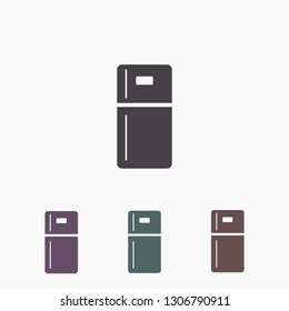 Fridge icon. Vector  Eps 10 