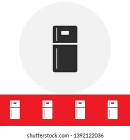 Fridge icon. Vector  Eps 10 . Lorem Ipsum Flat Design 