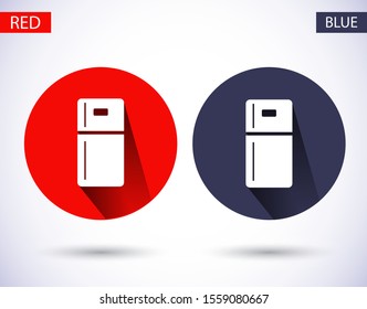 Fridge icon. Vector Eps 10 . Lorem Ipsum Flat Design