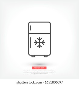 Fridge icon. Vector Eps 10 . Lorem Ipsum Flat Design