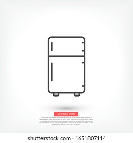 Fridge icon. Vector Eps 10 . Lorem Ipsum Flat Design