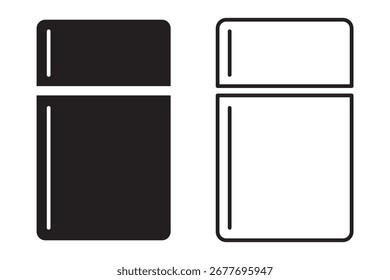 Fridge icon. fridge vector icons for web design isolated on white background eps 10