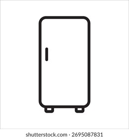 Icono del refrigerador. Iconos del vector del refrigerador para el Diseño web aislado en el fondo blanco eps 10