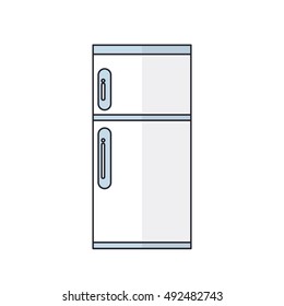 fridge icon. vector illustration