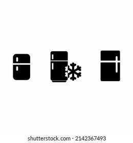 Fridge icon in vector. Logotype